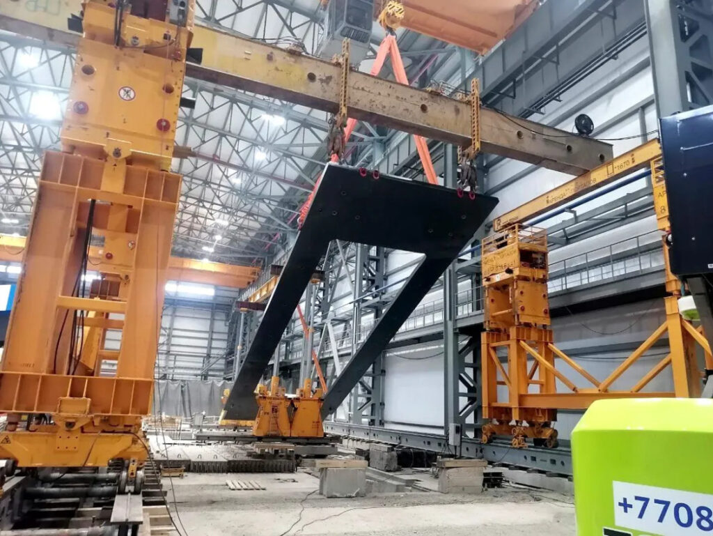 Монтаж пресса Schuler в Экибастузе