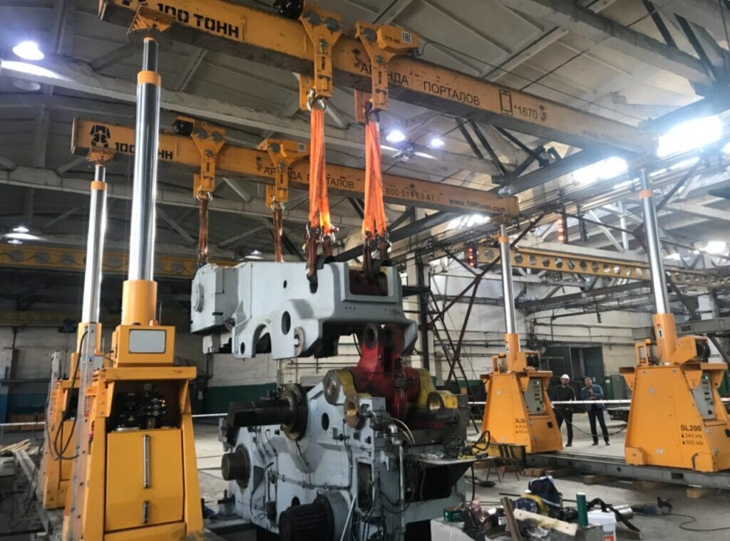 Монтаж горизонтально-ковочной машины Монтаж горизонтально-ковочной машины