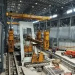 Кантование элементов пресса Schuler в Экибастузе